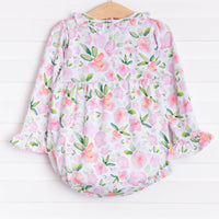 Hillary Knit Bubble, Pink Floral