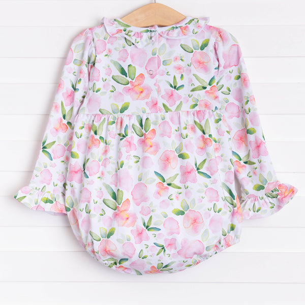 Hillary Knit Bubble, Pink Floral