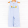 Birthday Surprise Embroidered Long Jon Jon, Blue