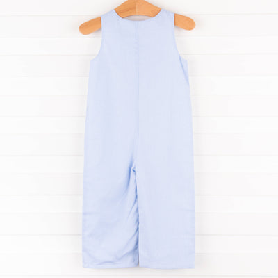 Birthday Surprise Embroidered Long Jon Jon, Blue