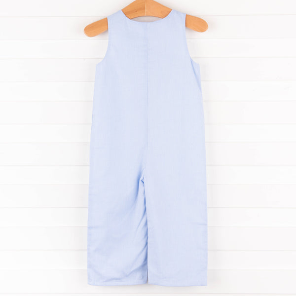 Birthday Surprise Embroidered Long Jon Jon, Blue