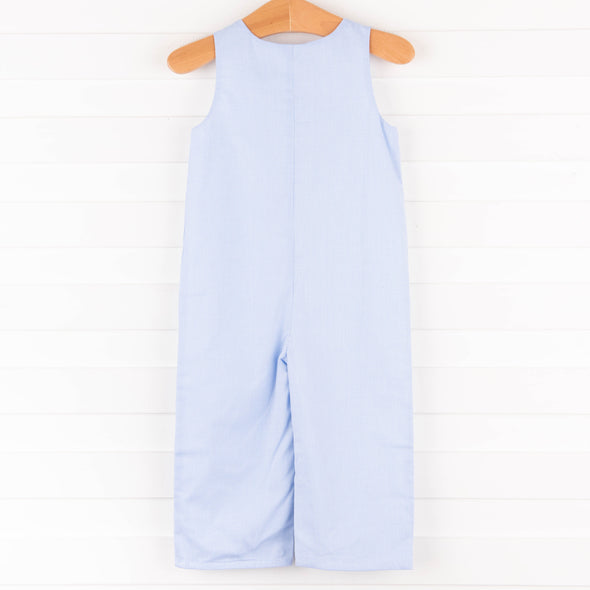 Birthday Surprise Embroidered Long Jon Jon, Blue