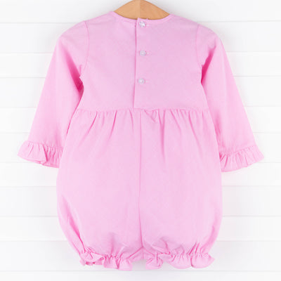 Birthday Surprise Long Sleeve Embroidered Bubble, Pink