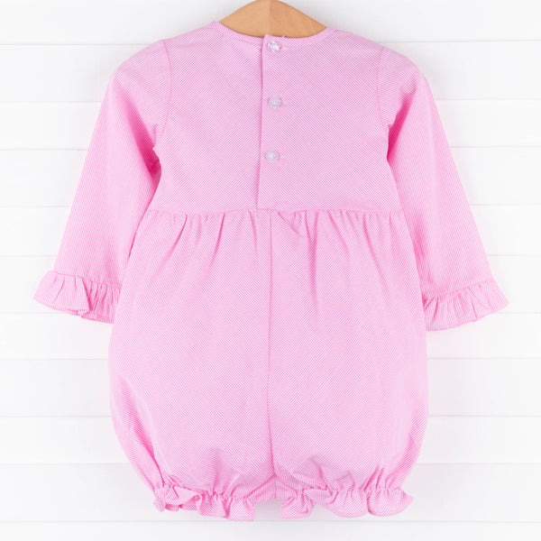 Birthday Surprise Long Sleeve Embroidered Bubble, Pink