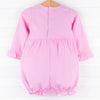 Birthday Surprise Long Sleeve Embroidered Bubble, Pink