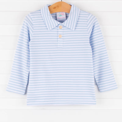 Scout Stripe Polo, Blue