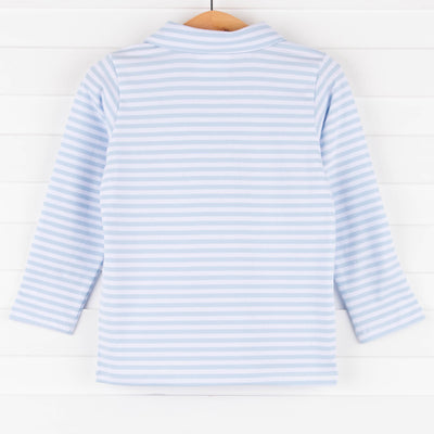 Scout Stripe Polo, Blue