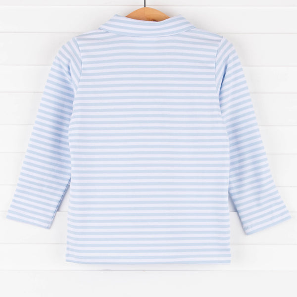 Scout Stripe Polo, Blue