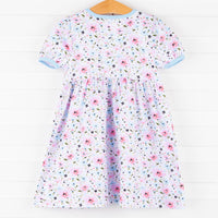Pretty Petals Dress, Blue