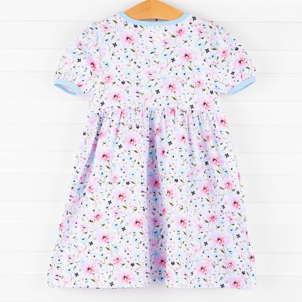 Pretty Petals Dress, Blue