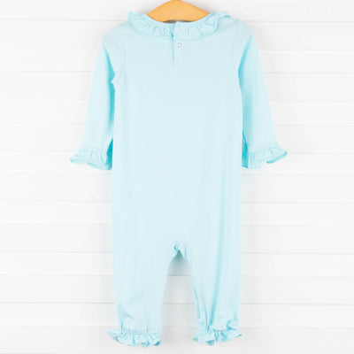 Unicorn Queen Romper, Blue
