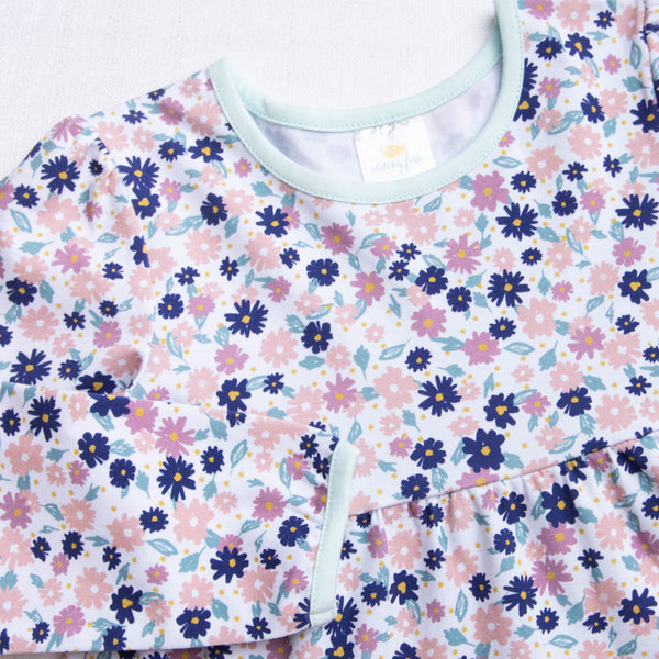 Betty Twirl, Mint Floral