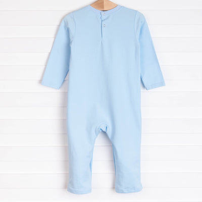 Peyton Romper, Blue