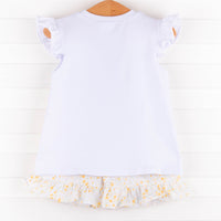 Daisy Garden Short Set, Yellow