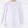 Brothersaurus Applique Shirt, White