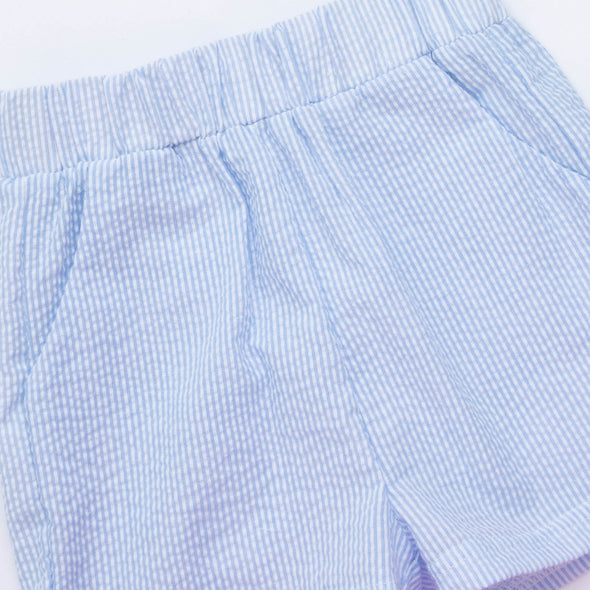 Easter Sunday Short Set, Blue