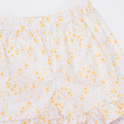 Daisy Garden Short Set, Yellow