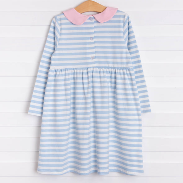 Lauren Dress, Blue and Pink