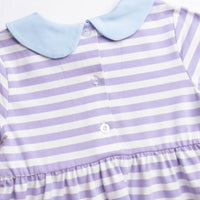 Lauren Dress, Purple Stripe