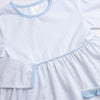 Josie Popover Dress, Blue Dot