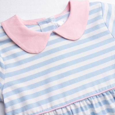 Lauren Dress, Blue and Pink