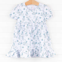 Hello Spring Dress, Blue