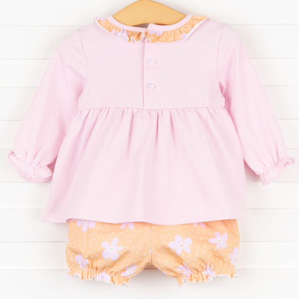 Darling Daisies Bloomer Set, Pink