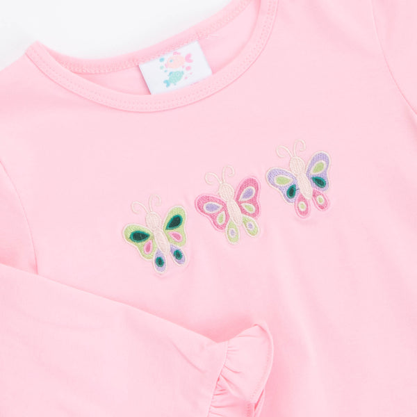 Flutter Friends Bloomer Set, Pink