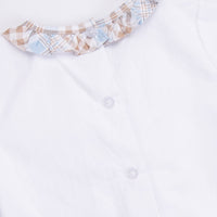 Padgett Plaid Bloomer Set, Tan