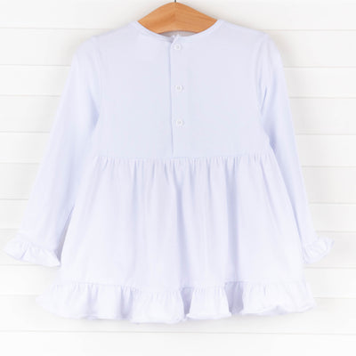 Glamping Gal Embroidered Top, White