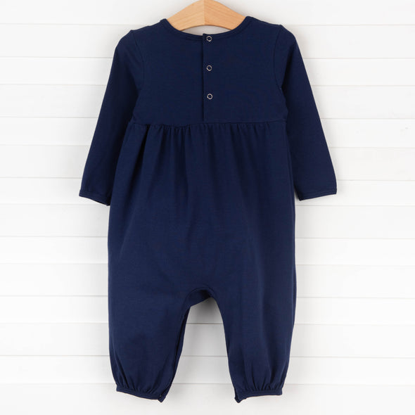 Bundle Up Romper, Blue