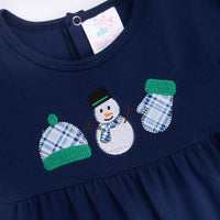 Bundle Up Romper, Blue