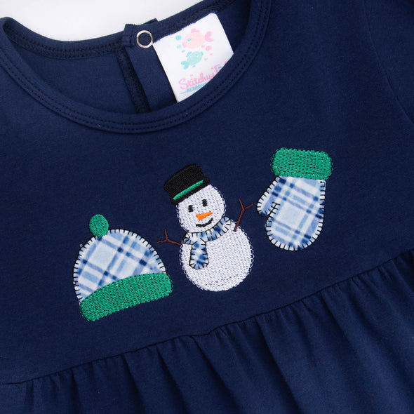 Bundle Up Romper, Blue