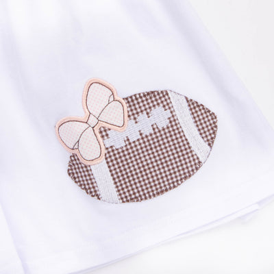 Go Long Applique Shirt, White