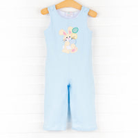 Egg-static Bunny Applique Jon Jon, Blue