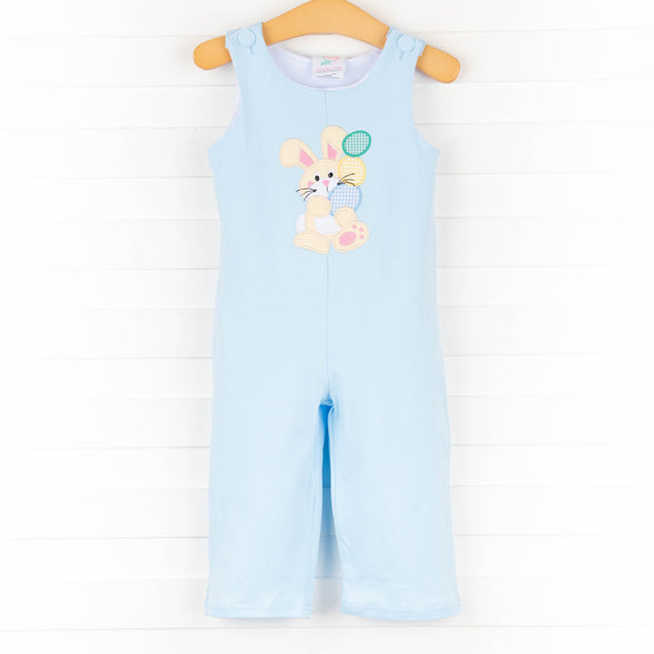 Egg-static Bunny Applique Jon Jon, Blue