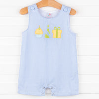 Birthday Favorites Romper, Blue