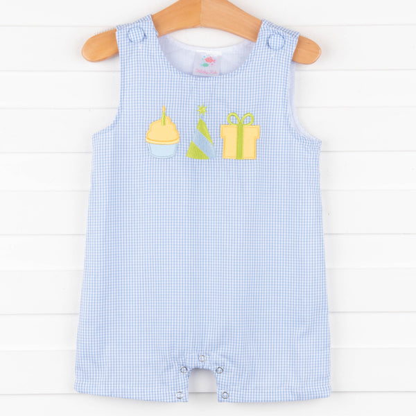 Birthday Favorites Romper, Blue