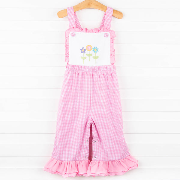 Fields Of Flowers Overalls, Pink