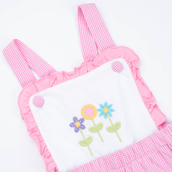 Fields Of Flowers Overalls, Pink