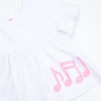 Music Time Top, White