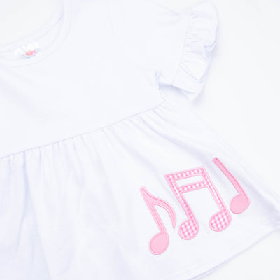 Music Time Top, White