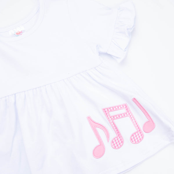 Music Time Top, White