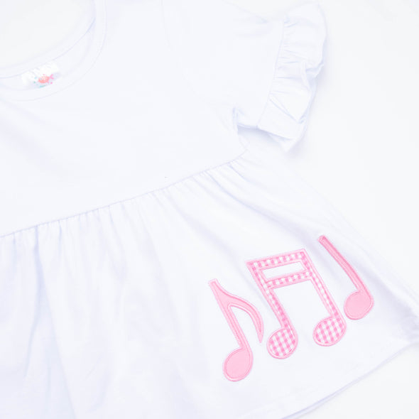 Music Time Top, White