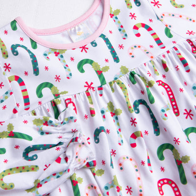 Candy Cane Treats Dress, Pink