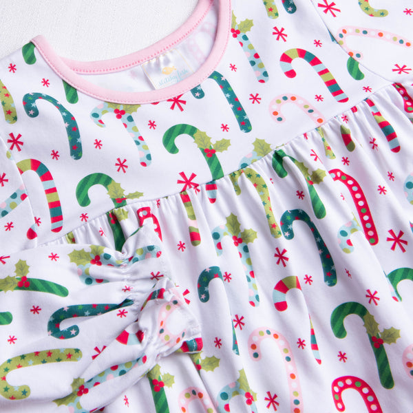 Candy Cane Treats Dress, Pink