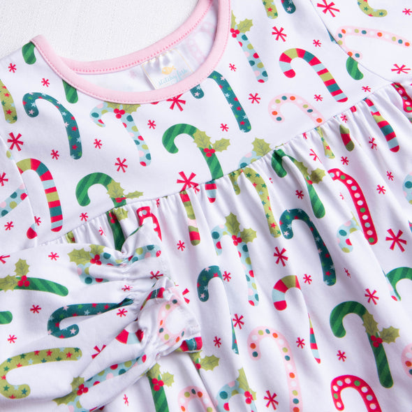 Candy Cane Treats Dress, Pink
