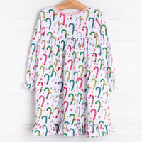 Candy Cane Treats Dress, Pink
