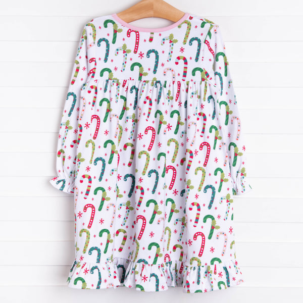Candy Cane Treats Dress, Pink