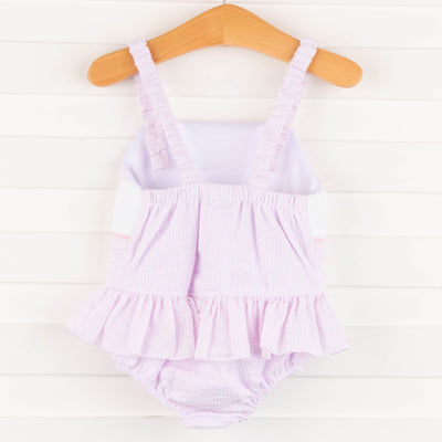 Chomp! Chomp! Smocked One Piece, Pink